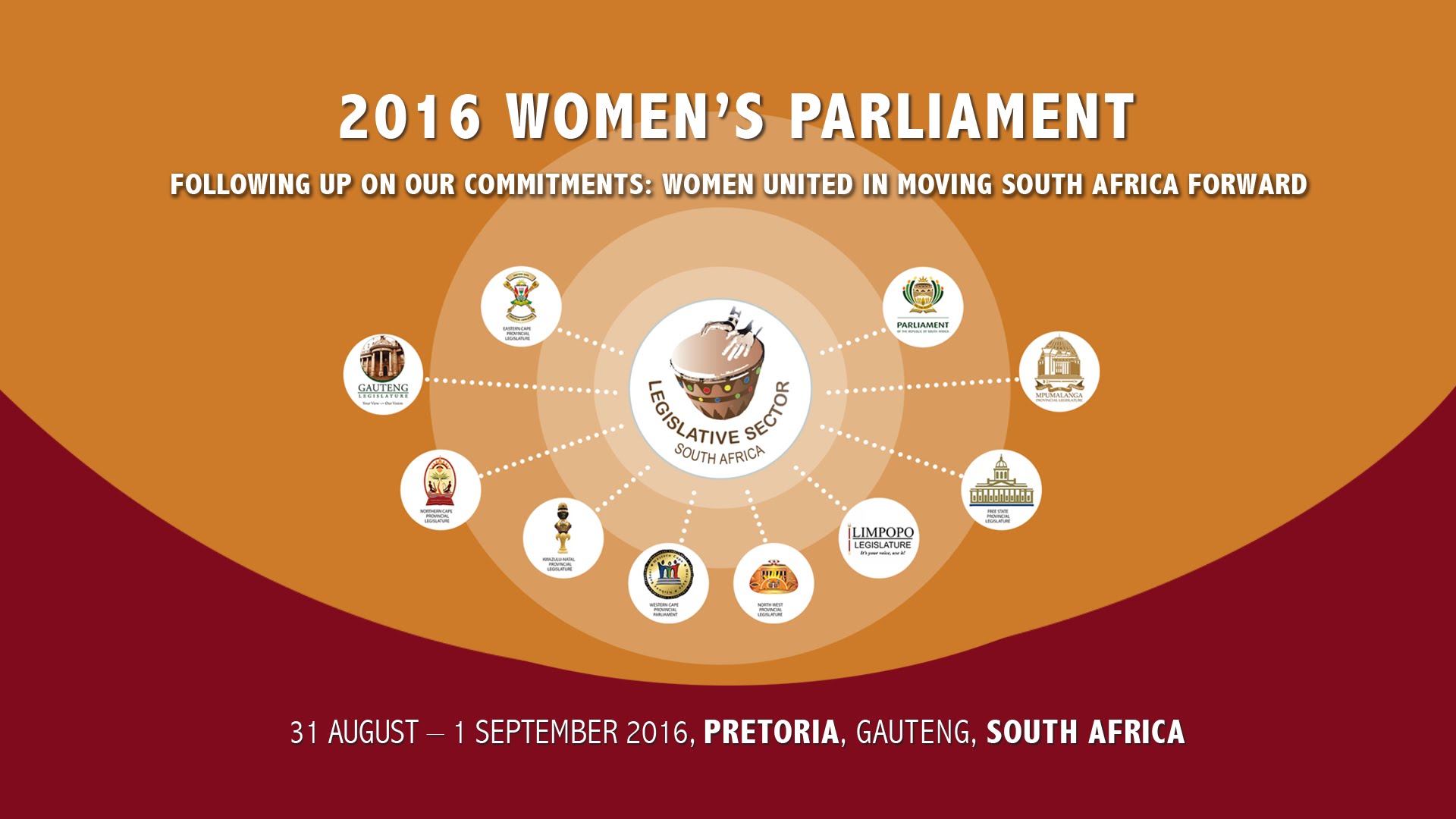 Catering for VIPs during the 2016 Women’s Parliament